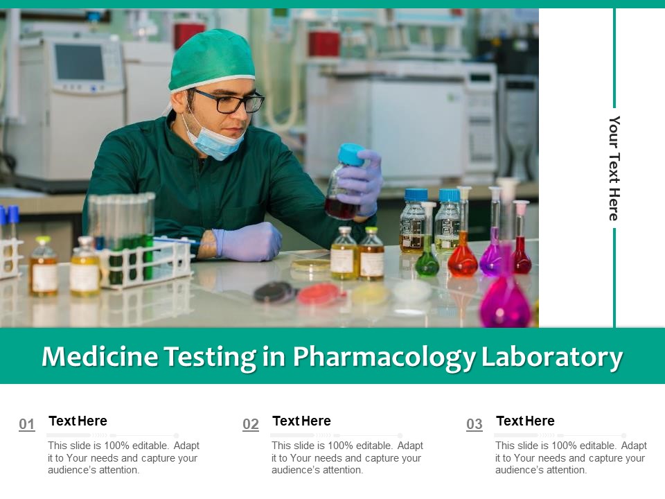 Medicine Testing In Pharmacology Laboratory Ppt PowerPoint Presentation Show Influencers PDF
