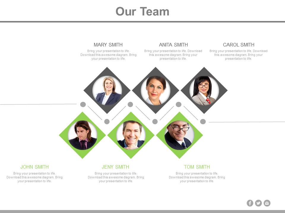 Meet Our Expert Team Powerpoint Slides