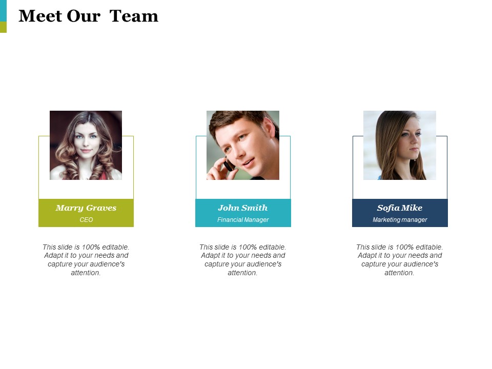Meet Our Team Ppt PowerPoint Presentation Professional Ideas