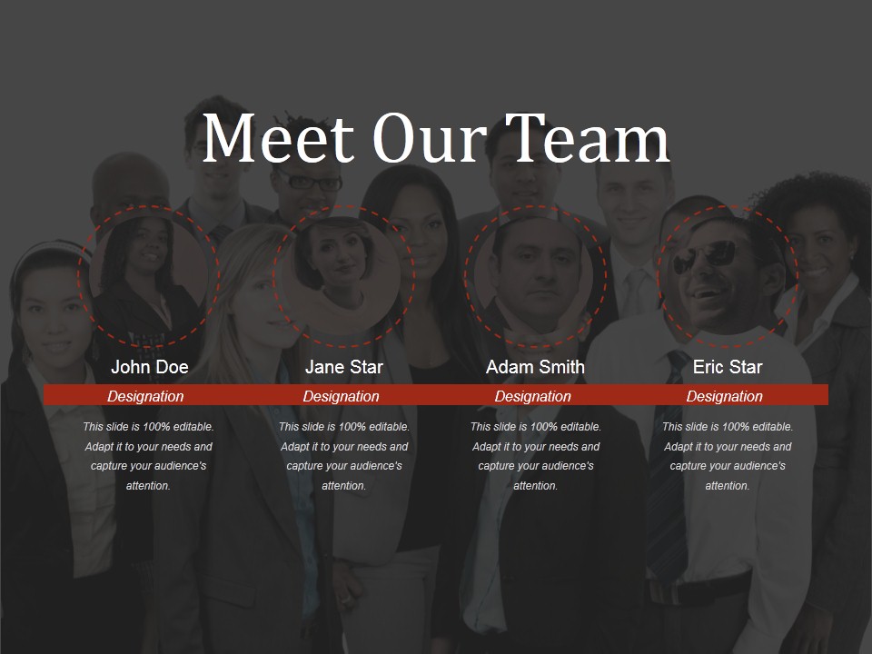 Meet Our Team Ppt PowerPoint Presentation Show Outfit