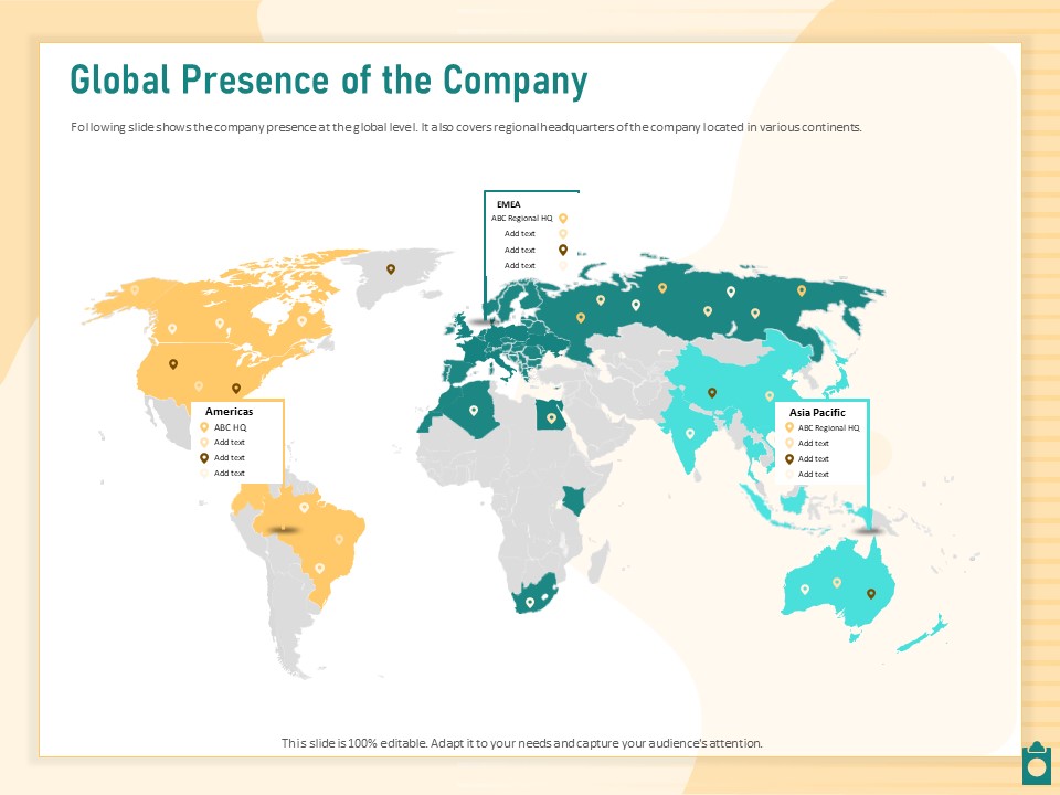 Meet Project Deadlines Through Priority Matrix Global Presence Of The Company Ppt Slides Inspiration PDF