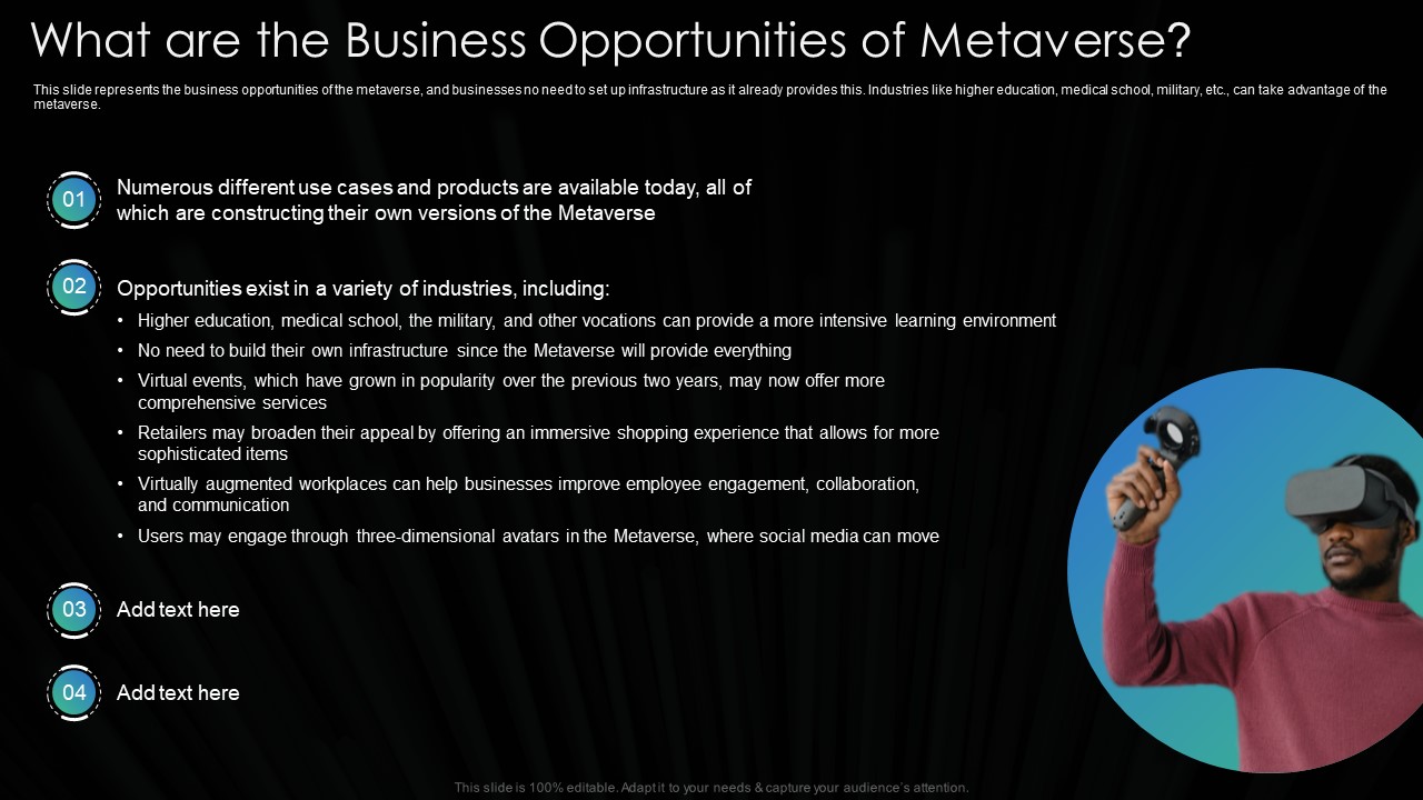 Metaverse Technology IT What Are The Business Opportunities Of Metaverse Ppt Ideas Slides PDF