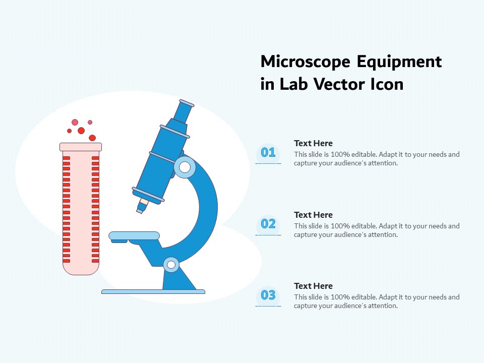 Microscope Equipment In Lab Vector Icon Ppt PowerPoint Presentation Gallery Templates PDF