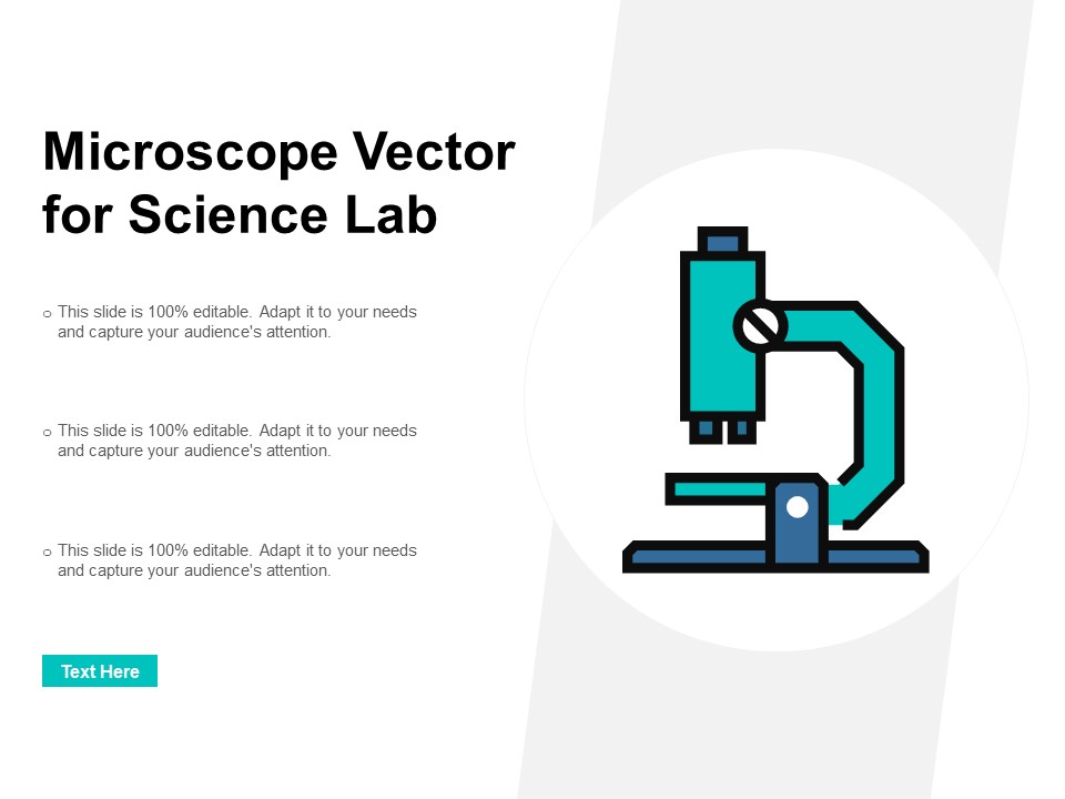 Microscope Vector For Science Lab Ppt PowerPoint Presentation Ideas Slide Download