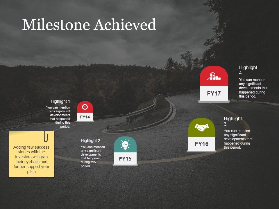 Milestone Achieved Template 2 Ppt PowerPoint Presentation Model Samples