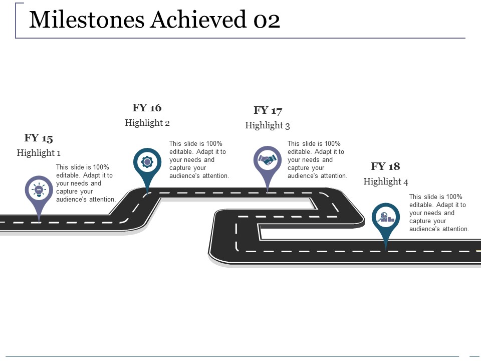 Milestones Achieved Template 2 Ppt PowerPoint Presentation File Ideas