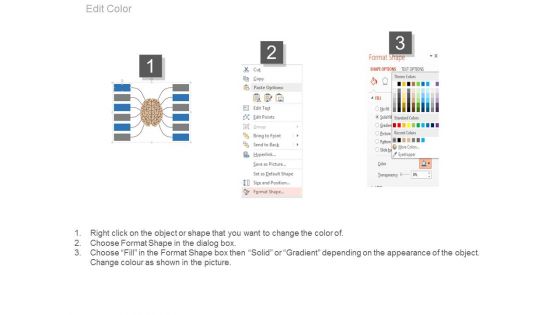 Mind Map Chart For Creative Thinking Powerpoint Slides