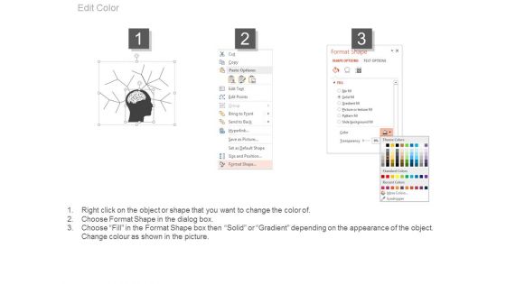 Mind Map For Decision Making Process Powerpoint Slides
