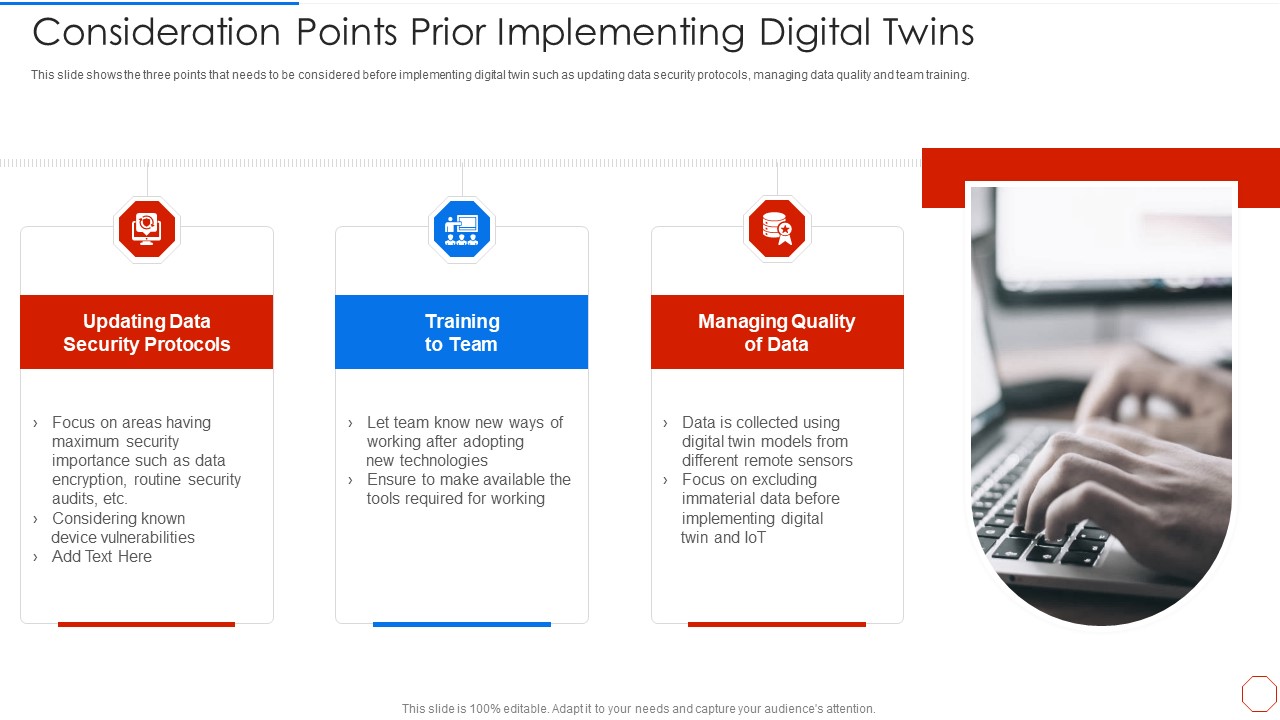 Minimizing Operational Cost Through Iot Virtual Twins Implementation Consideration Points Prior Clipart PDF