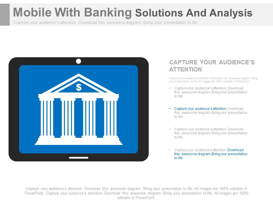 Mobile App For Banking Transactions Powerpoint Slides