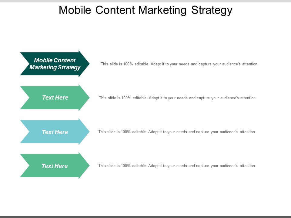Mobile Content Marketing Strategy Ppt PowerPoint Presentation Inspiration Themes Cpb