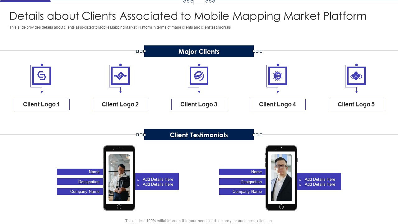 Mobile Designing Market Industry Venture Capital Details About Clients Associated To Mobile Mapping Market Platform Topics PDF