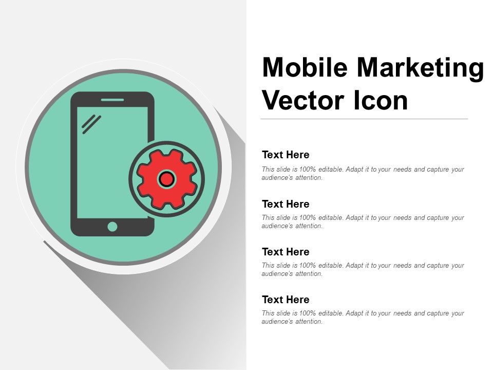 Mobile Marketing Vector Icon Ppt Powerpoint Presentation Inspiration Graphics Example