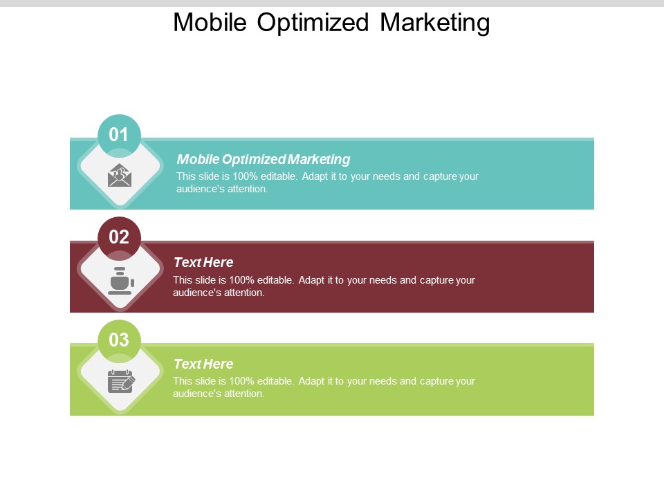 Mobile Optimized Marketing Ppt PowerPoint Presentation File Objects Cpb