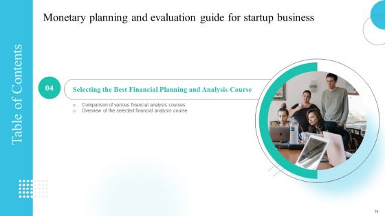 Monetary Planning And Evaluation Guide For Startup Business Ppt PowerPoint Presentation Complete Deck With Slides