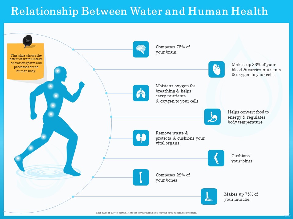 Monitoring And Evaluating Water Quality Relationship Between Water And Human Health Ppt Slides Display PDF