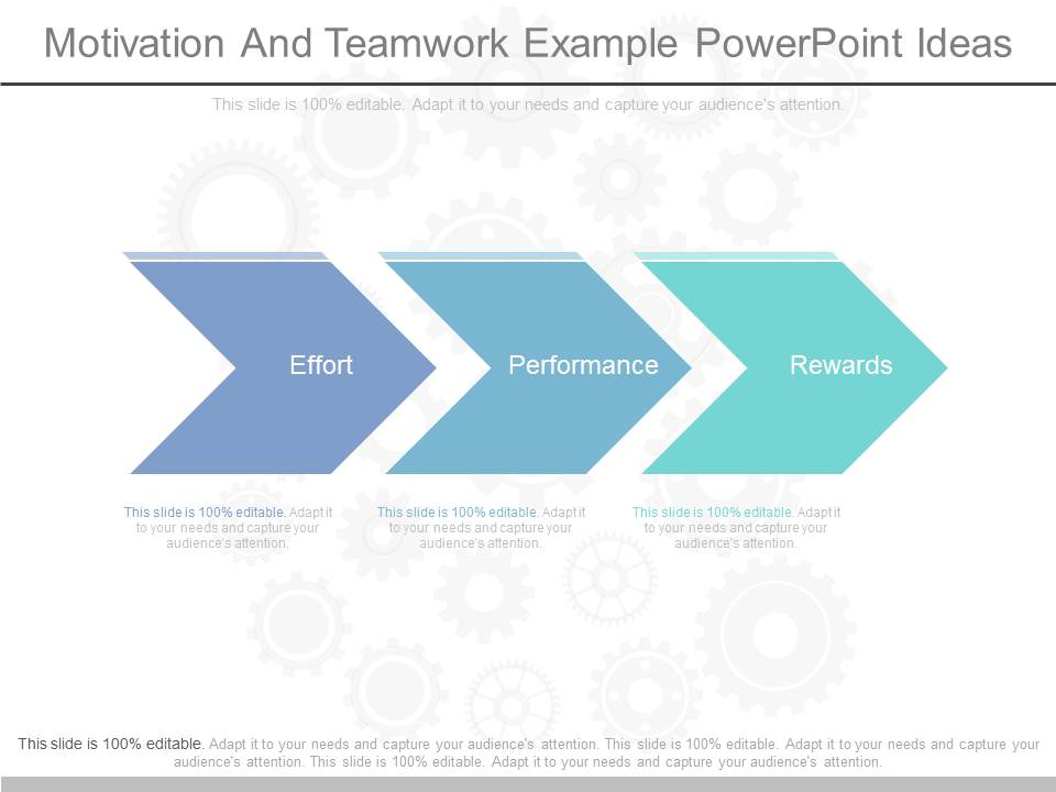 Motivation And Teamwork Example Powerpoint Ideas