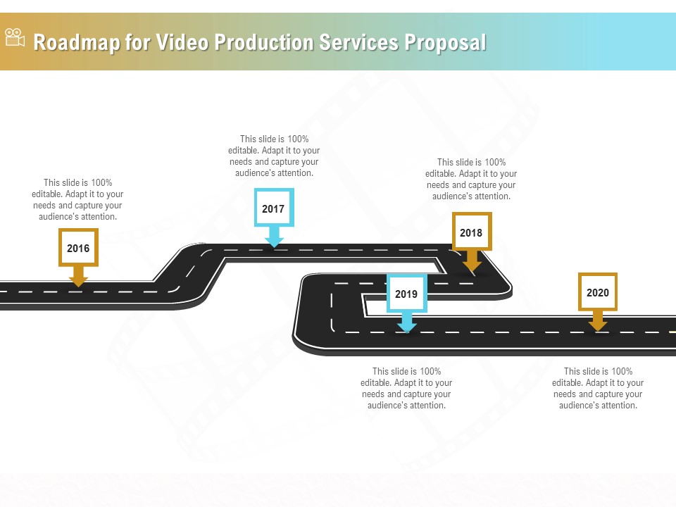 Movie Making Solutions Roadmap For Video Production Services Proposal Ppt Icon Show PDF