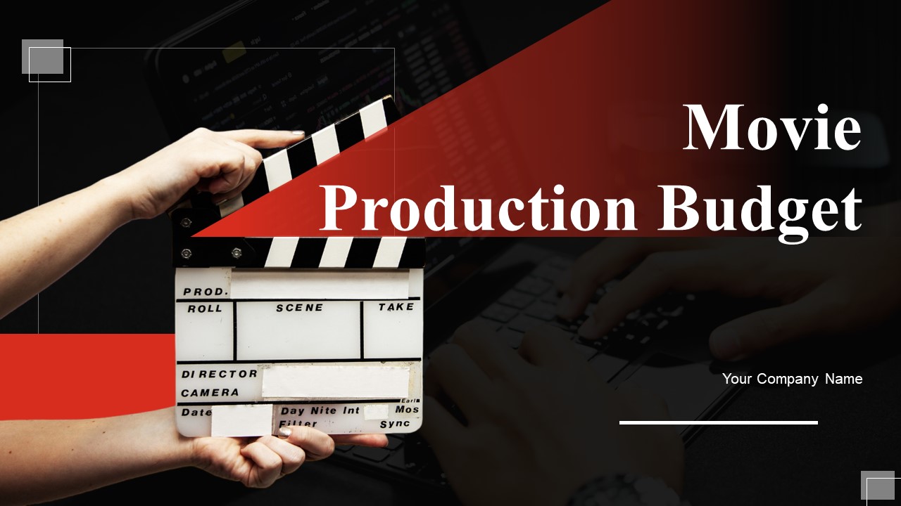 Movie Production Budget Ppt PowerPoint Presentation Complete Deck With Slides