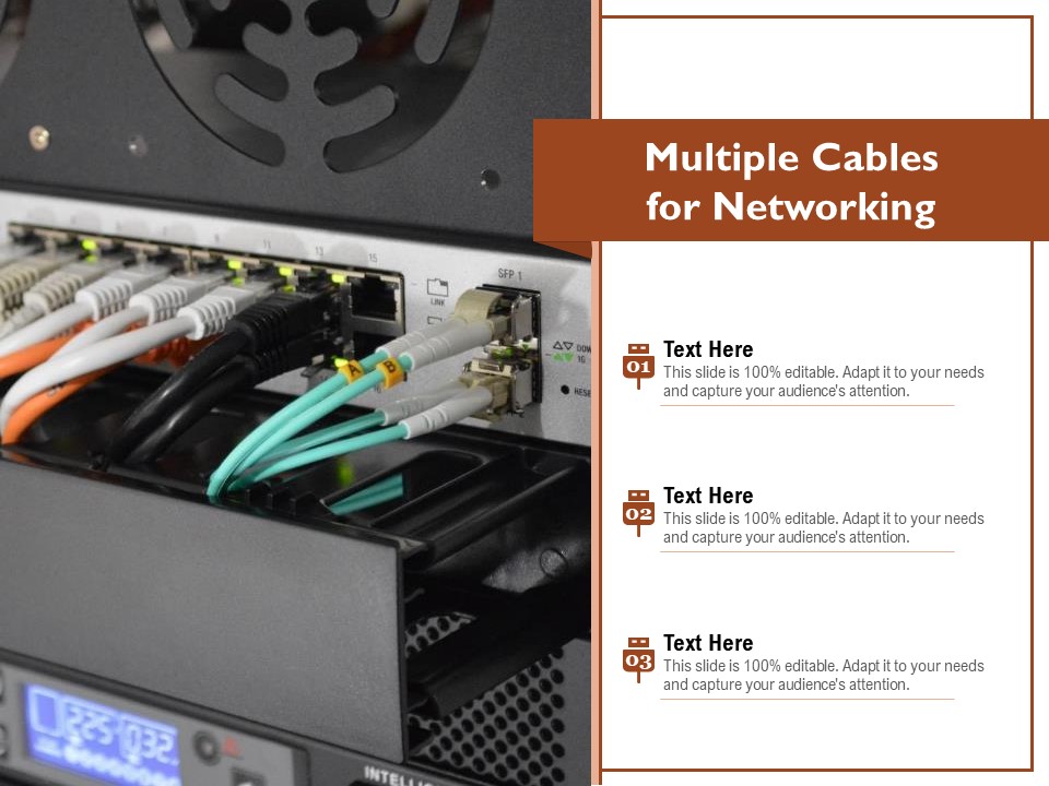 Multiple Cables For Networking Ppt PowerPoint Presentation Pictures Themes PDF