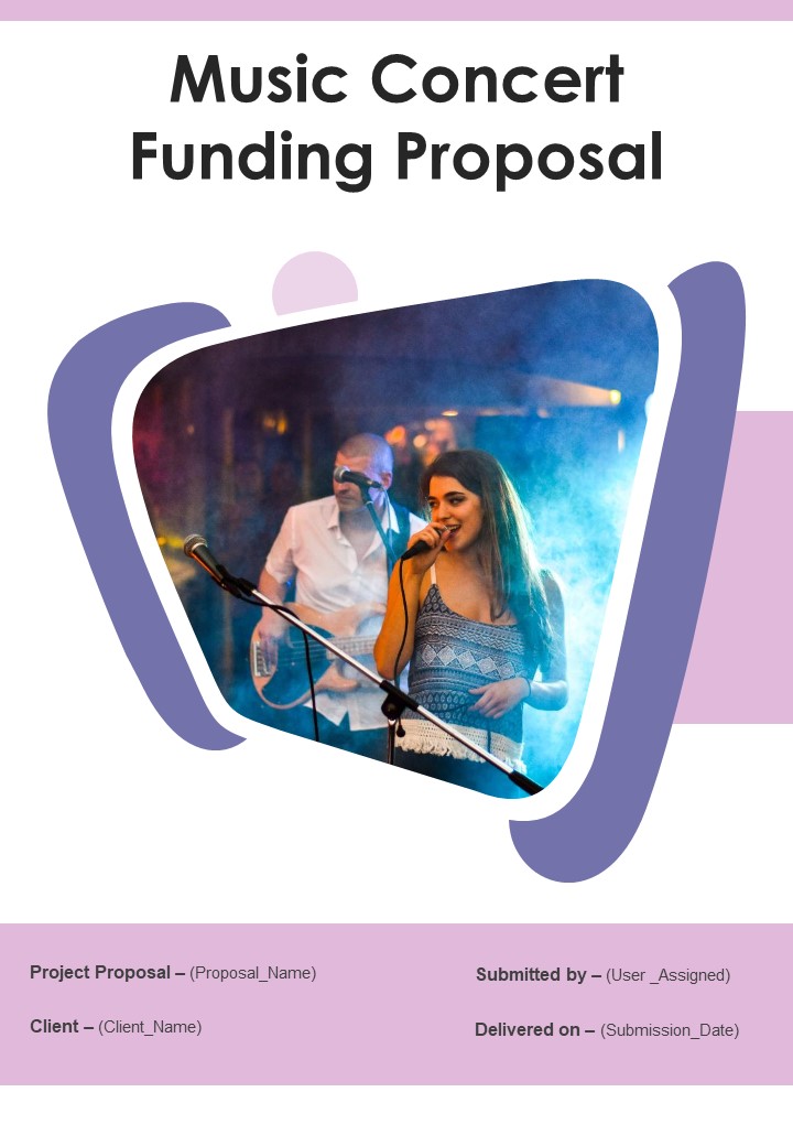 Music Concert Funding Proposal Example Document Report Doc Pdf Ppt