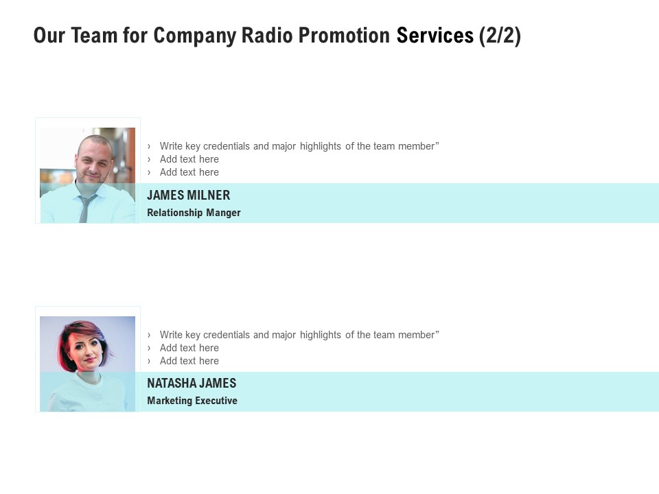 Music Promotion Consultation Our Team For Company Radio Promotion Services Formats PDF