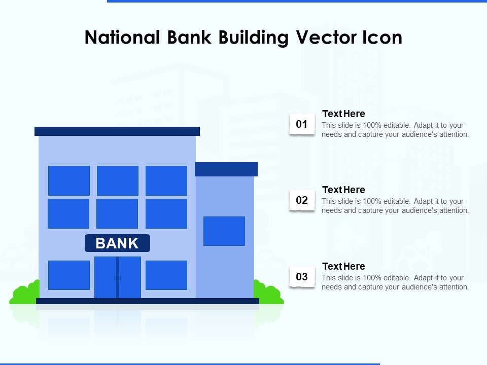 National Bank Building Vector Icon Ppt PowerPoint Presentation Gallery Templates PDF