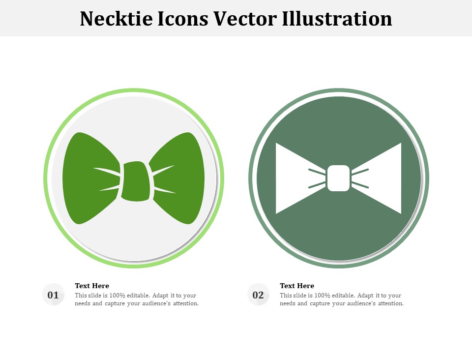Necktie Icons Vector Illustration Ppt PowerPoint Presentation Gallery Inspiration PDF