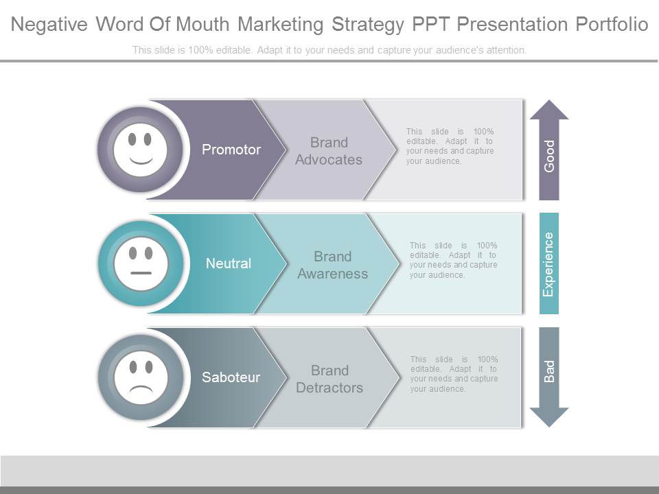Negative Word Of Mouth Marketing Strategy Ppt Presentation Portfolio