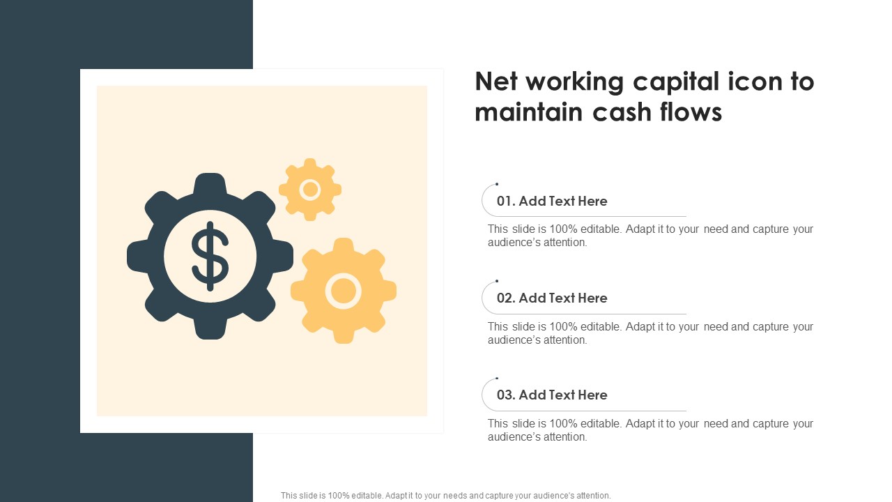 Net Working Capital Icon To Maintain Cash Flows Ppt Icon Background PDF