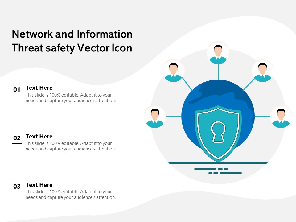 Network And Information Threat Safety Vector Icon Ppt PowerPoint Presentation File Example PDF