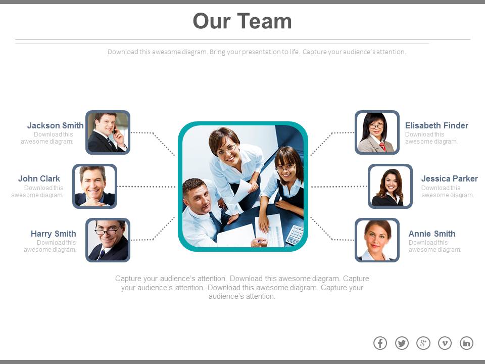 Network Of Teams For Business Projects Powerpoint Slides