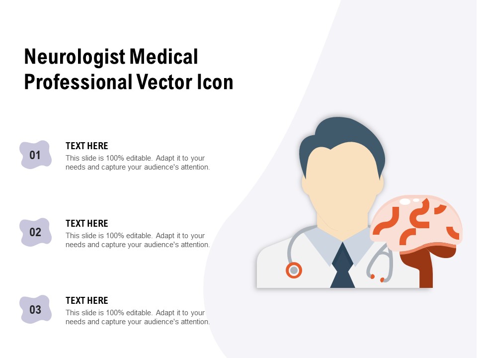 Neurologist Medical Professional Vector Icon Ppt PowerPoint Presentation Outline Template PDF