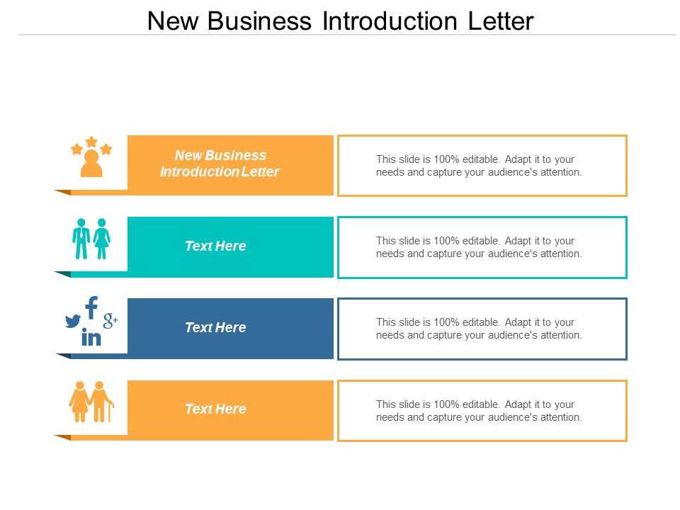 New Business Introduction Letter Ppt PowerPoint Presentation Infographic Template Graphics Design