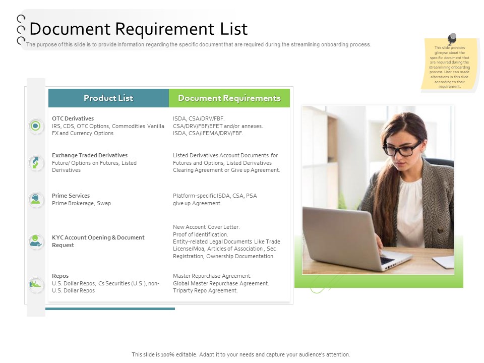 New Client Onboarding Automation Document Requirement List Demonstration PDF
