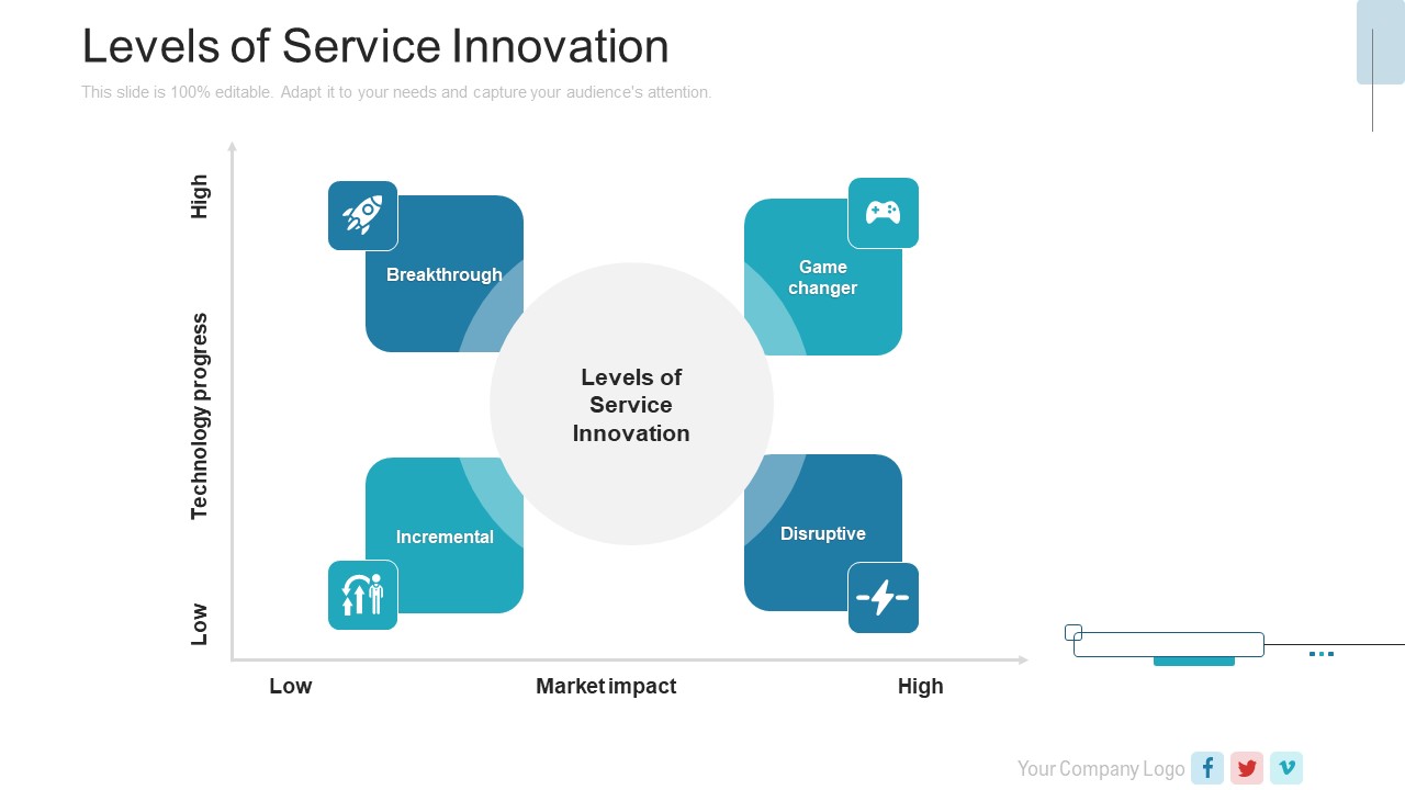 New Service Launch Plan Levels Of Service Innovation Ppt Professional File Formats PDF