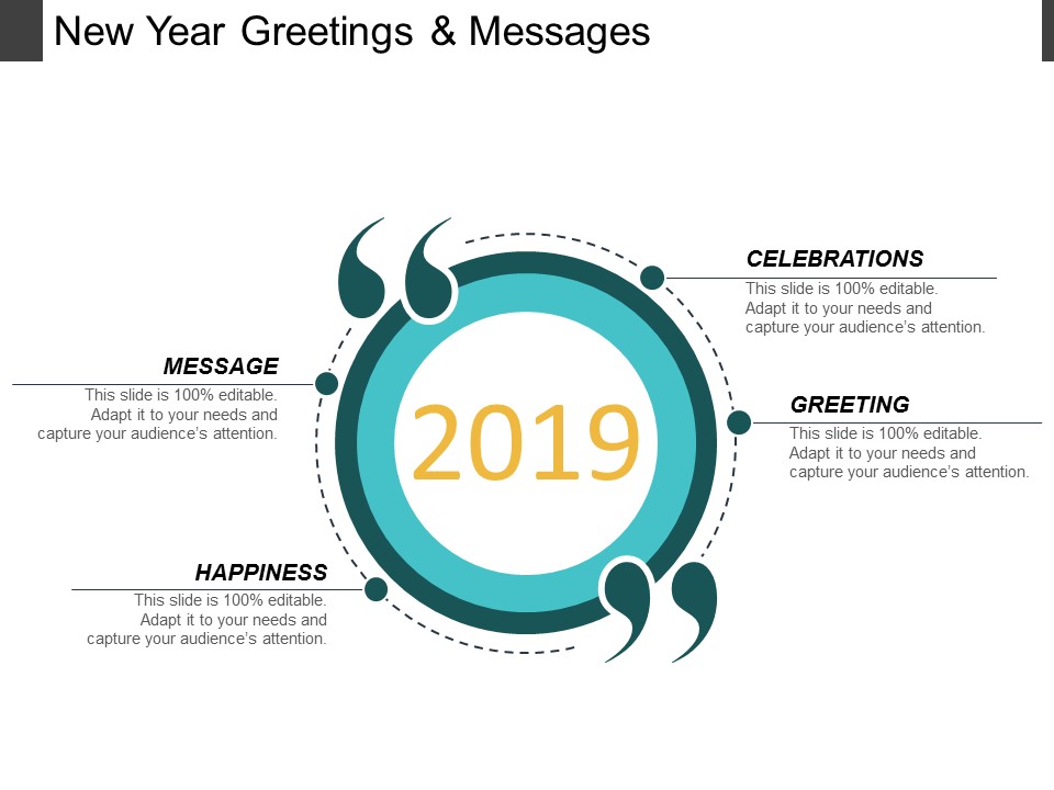 New Year Greetings And Messages Ppt PowerPoint Presentation Pictures Outline