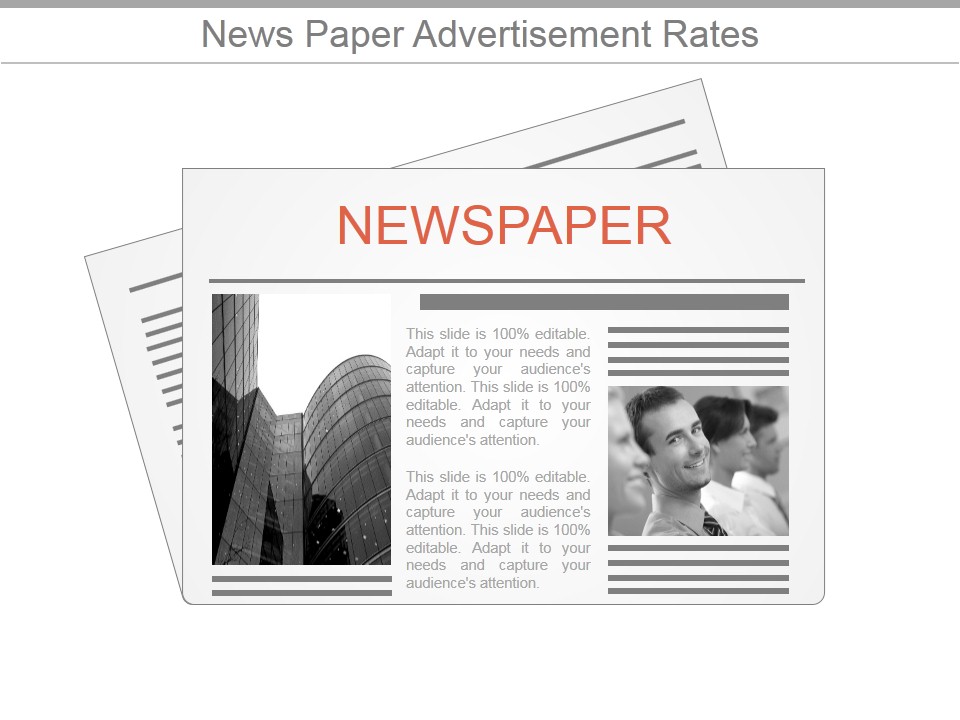 News Paper Advertisement Rates Ppt PowerPoint Presentation Slides