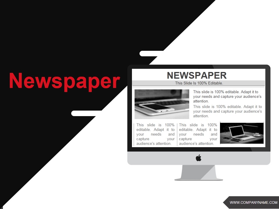 Newspaper Ppt PowerPoint Presentation Gallery Example Introduction