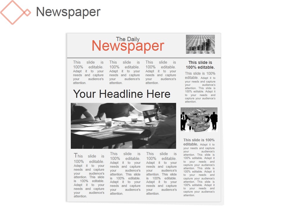Newspaper Ppt PowerPoint Presentation Gallery Icons