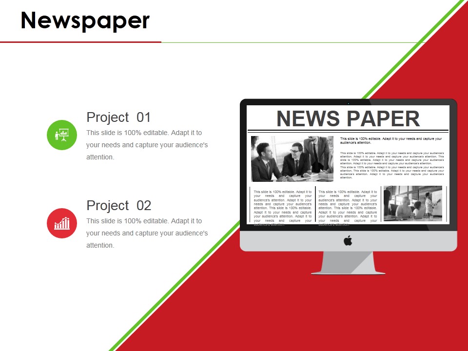 Newspaper Ppt PowerPoint Presentation Icon Background Designs