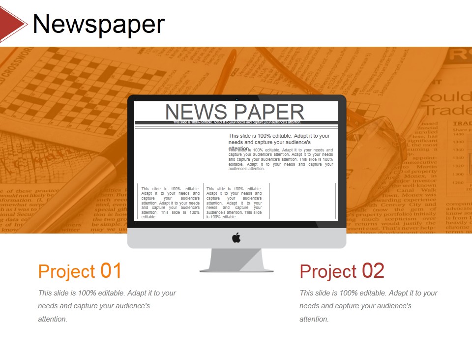 Newspaper Ppt PowerPoint Presentation Ideas Backgrounds