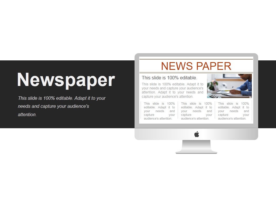 Newspaper Ppt PowerPoint Presentation Infographic Template Maker