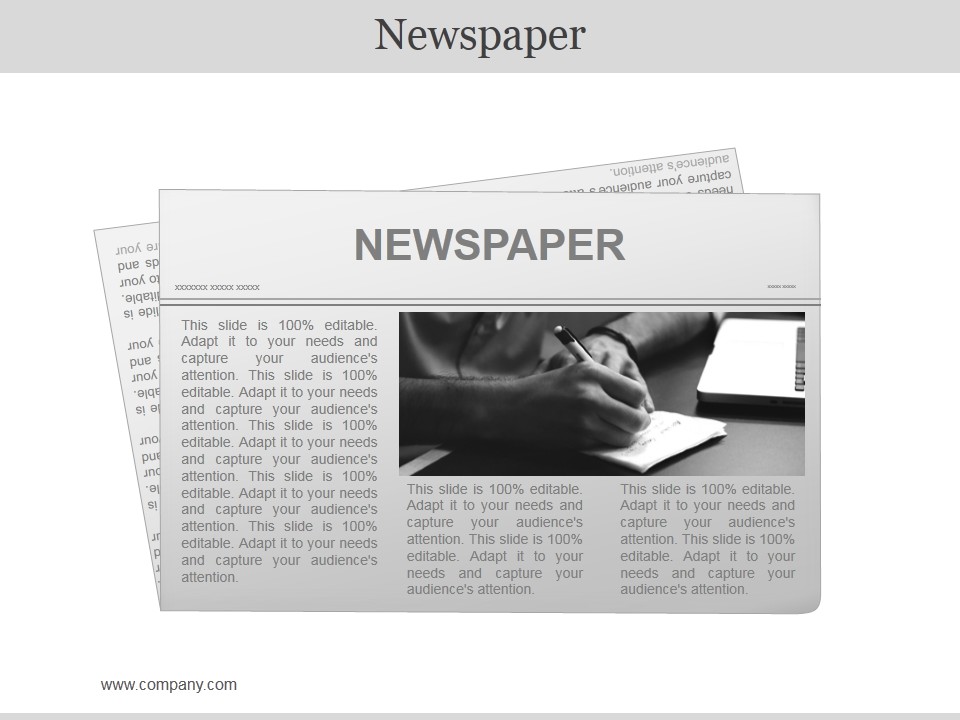 Newspaper Ppt PowerPoint Presentation Layouts Smartart