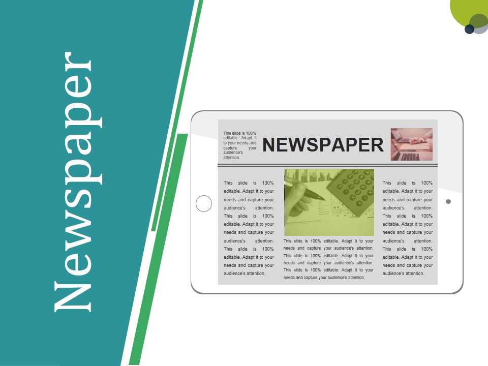Newspaper Ppt PowerPoint Presentation Pictures Brochure