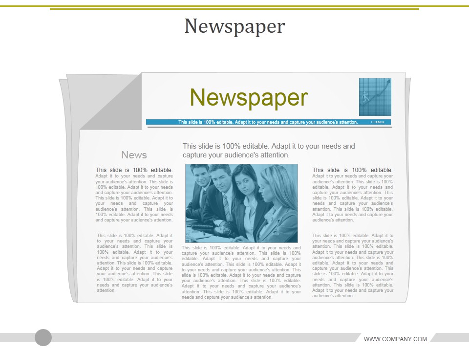 Newspaper Ppt PowerPoint Presentation Pictures File Formats