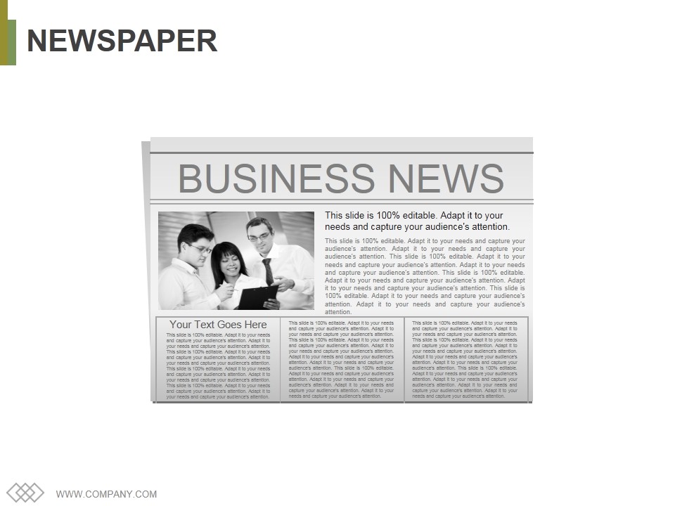 Newspaper Ppt PowerPoint Presentation Portfolio Layout