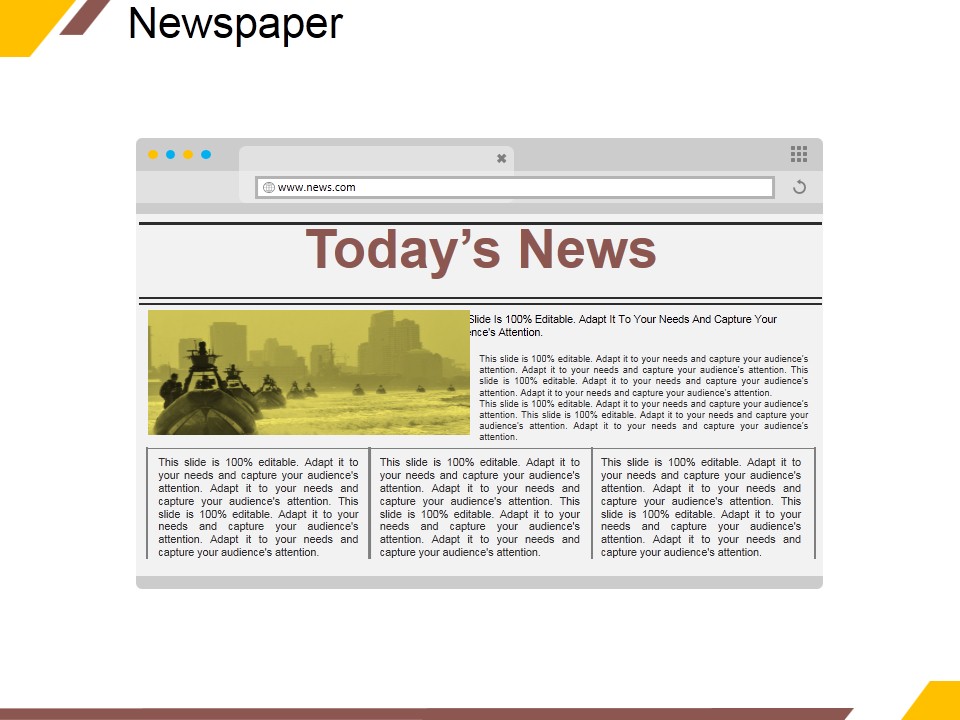 Newspaper Ppt PowerPoint Presentation Styles Design Inspiration
