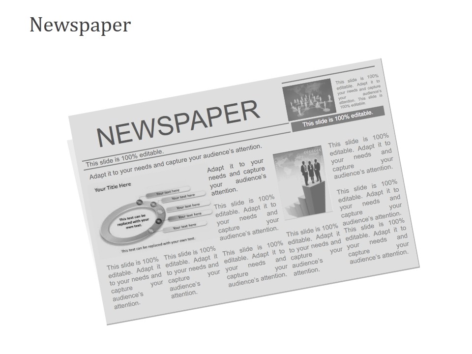 Newspaper Ppt PowerPoint Presentation Summary