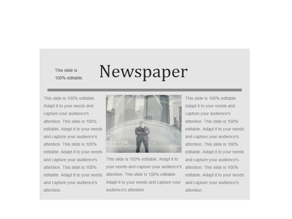 Newspaper Ppt PowerPoint Presentation Visual Aids